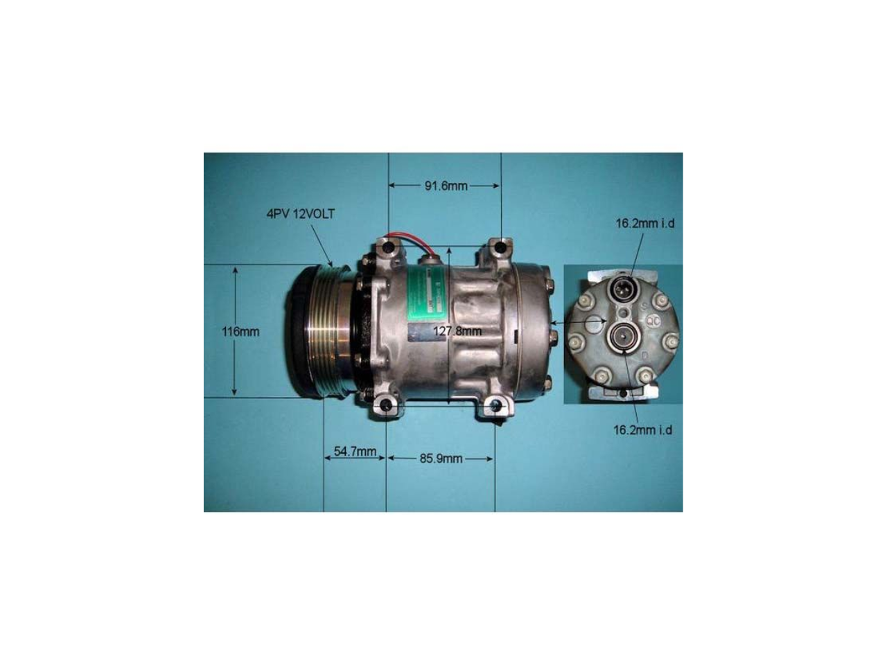 Compressor (AirCon Pump) Agco RT Series RT140A Diesel (1995 to 2025)