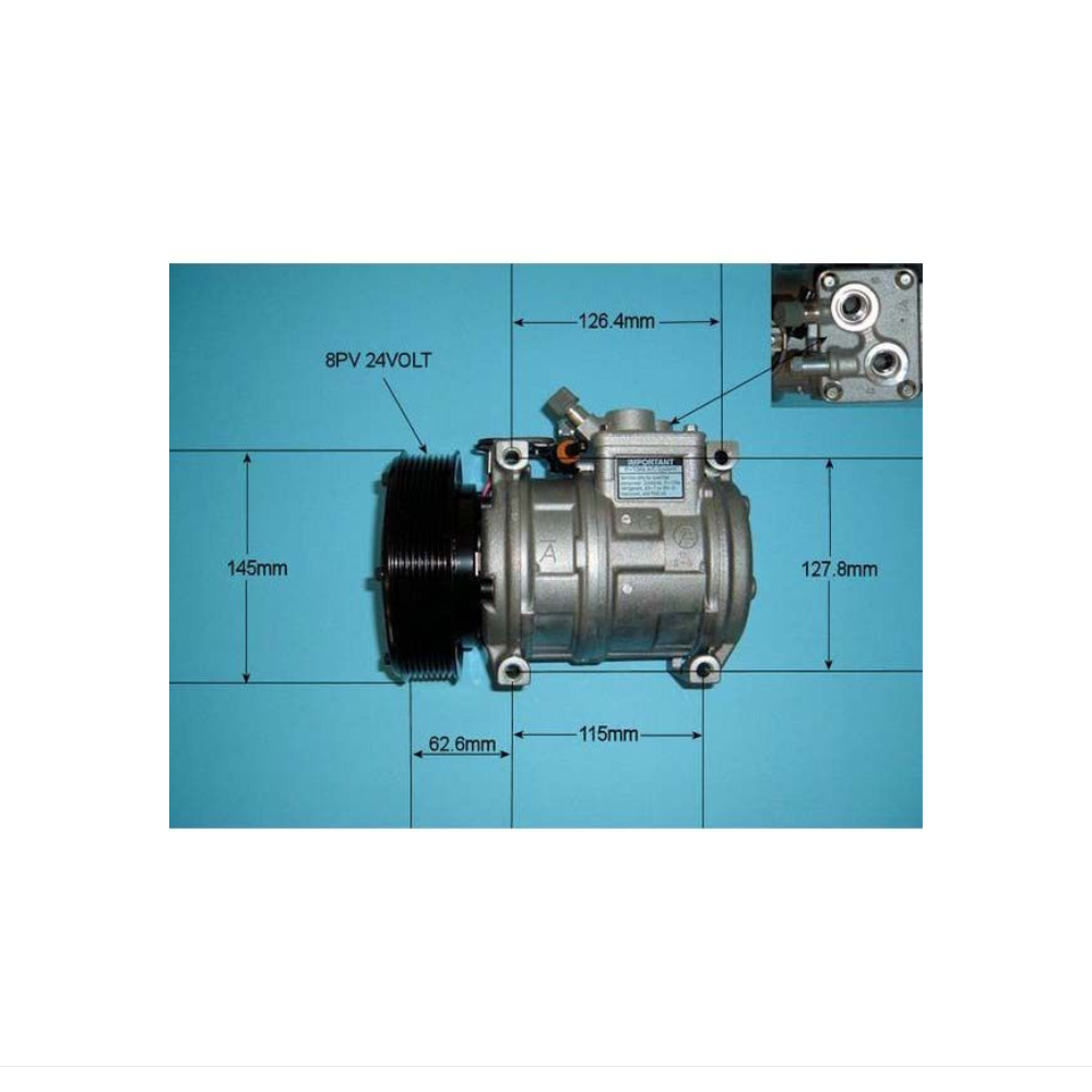 Compressor (AirCon Pump) Al John Compactor 525 Diesel (1995 to 2025)