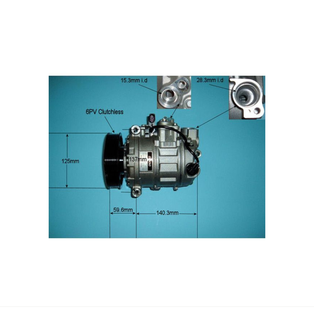Compressor (AirCon Pump) Audi Q7 3.0 TFSi Petrol (May 2010 to May 2015)