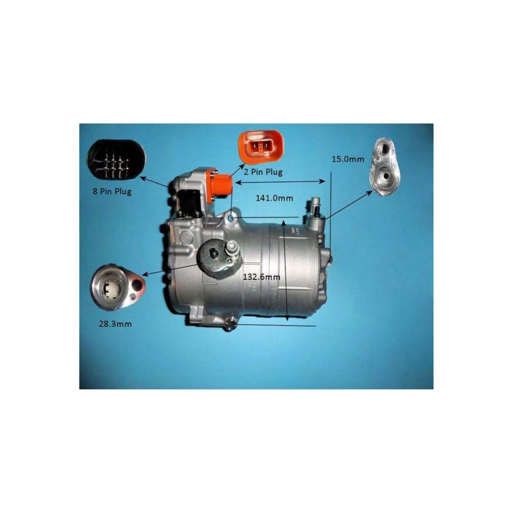 Compressor (AirCon Pump) Audi Q8 3.0 55TFSi Plug inHybrid Petrol (Oct 2020 to Feb 2024)