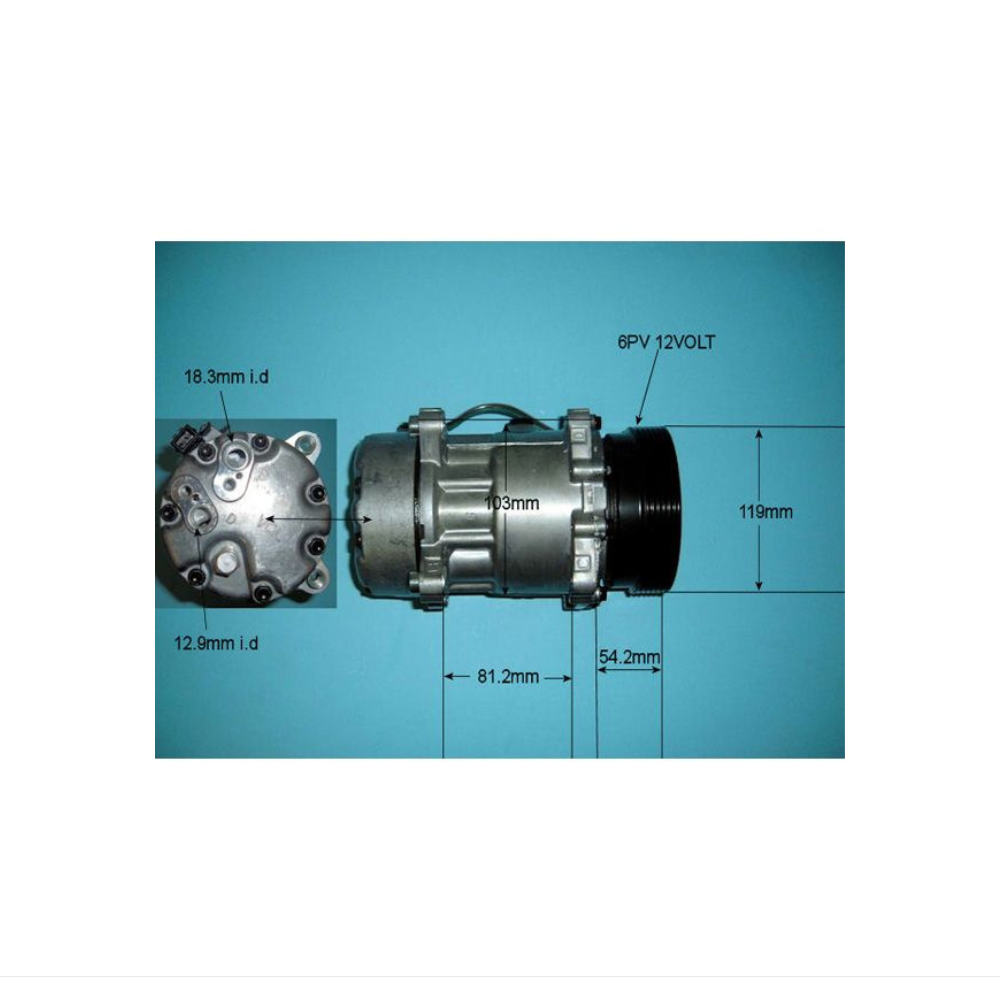 Compressor (AirCon Pump) Audi TT 1.8 20v Turbo Petrol (Jul 1998 to Apr 1999)