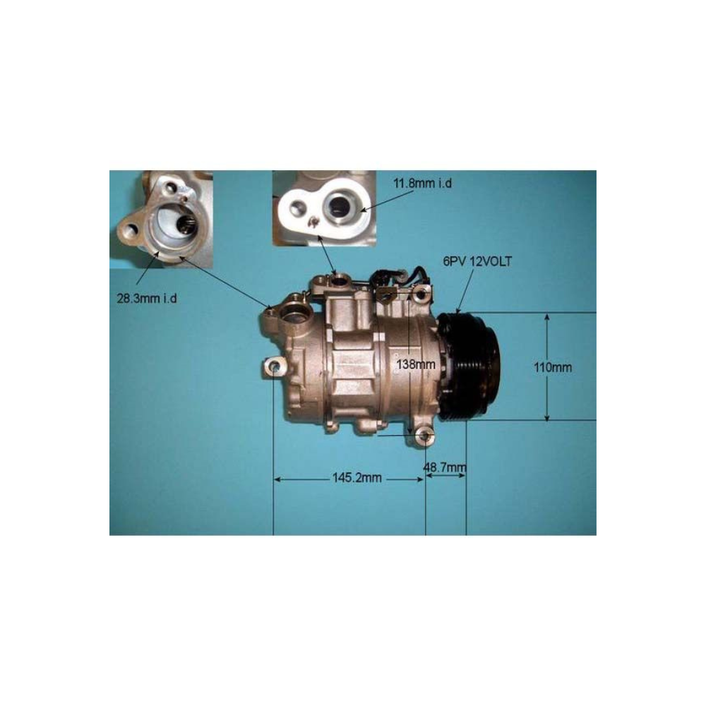 Compressor (AirCon Pump) BMW 316 2.0 D N47 (E90) Diesel (Jul 2009-Feb 2010)