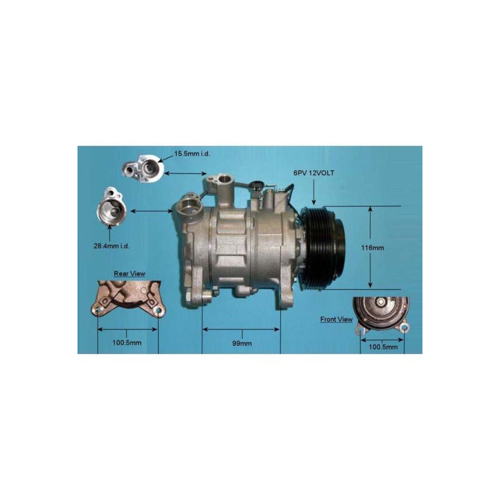 Compressor (AirCon Pump) BMW 316 2.0 D N47 (E91) Diesel (Mar 2010-Dec 2013)